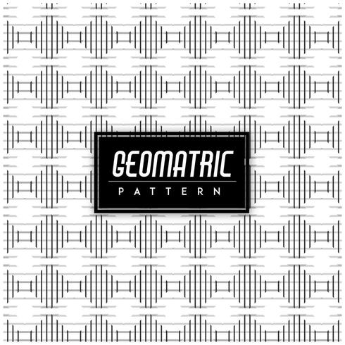 Geometrischer Muster-Schwarzweiss-Hintergrund vektor