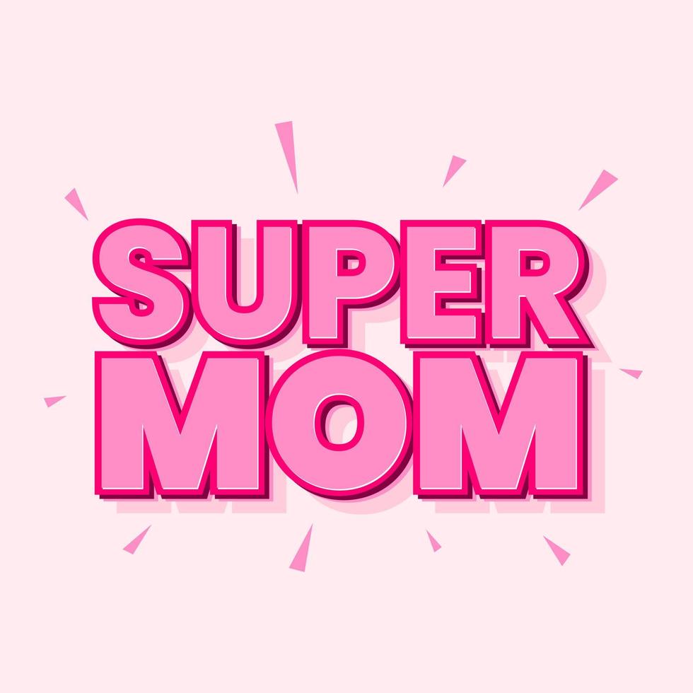 super mamma mamma rosa webb banner mall design vektor