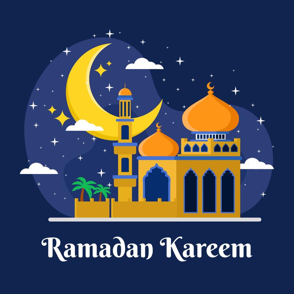 ramadan-monatskonzept vektor