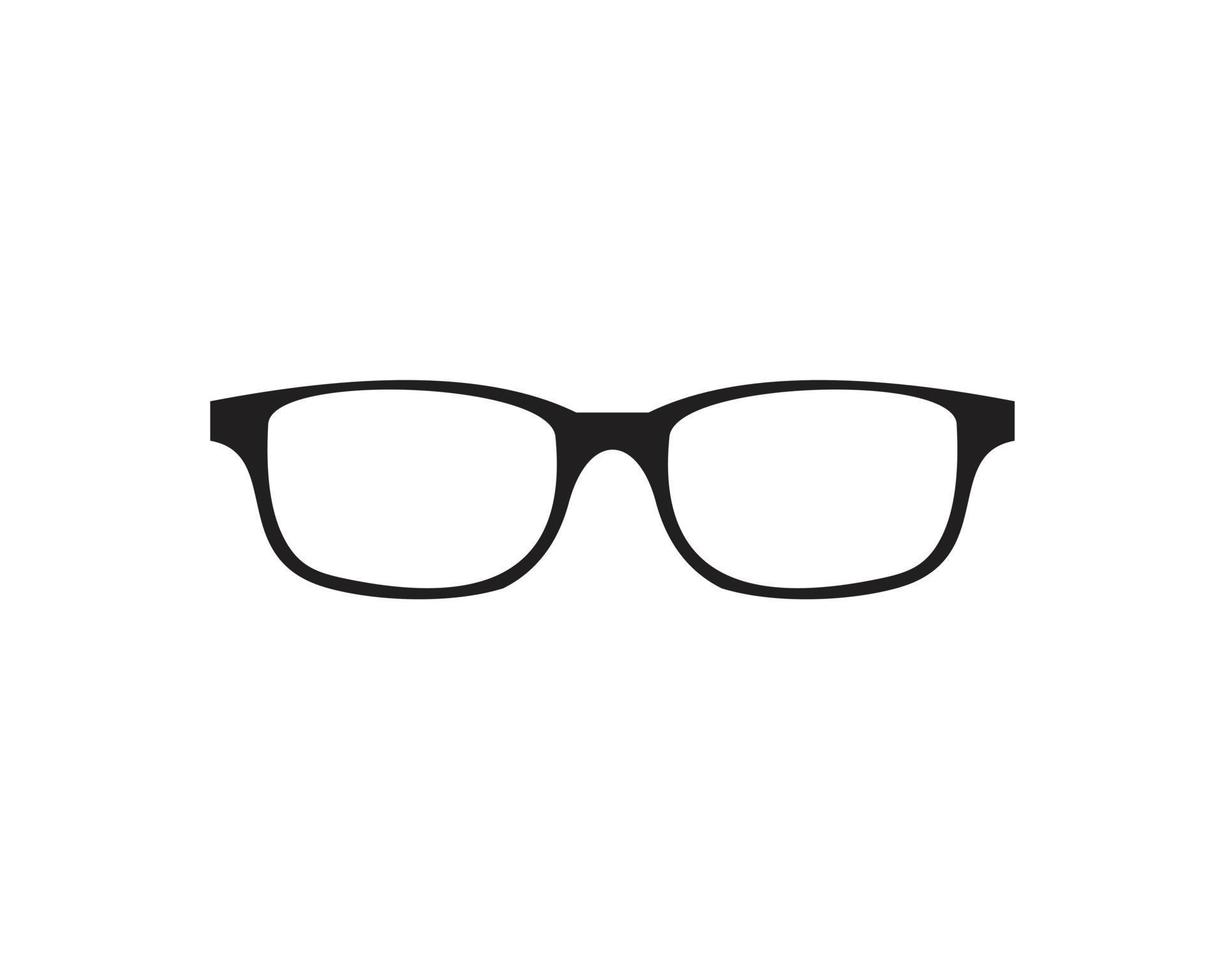 glasögon ikon symbol platt vektorillustration för grafik och webbdesign. vektor