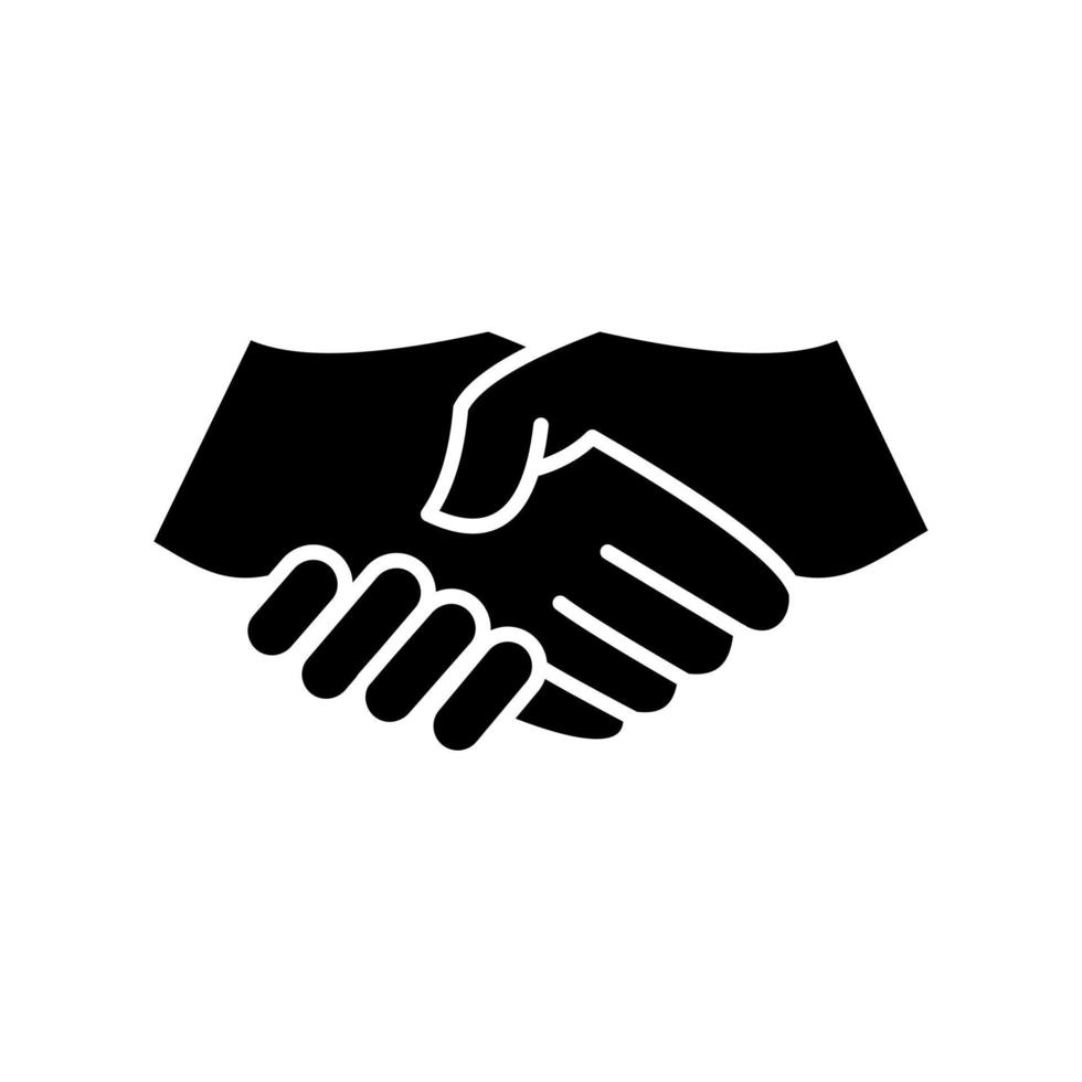 Handshake-Vektorsymbol. vektor