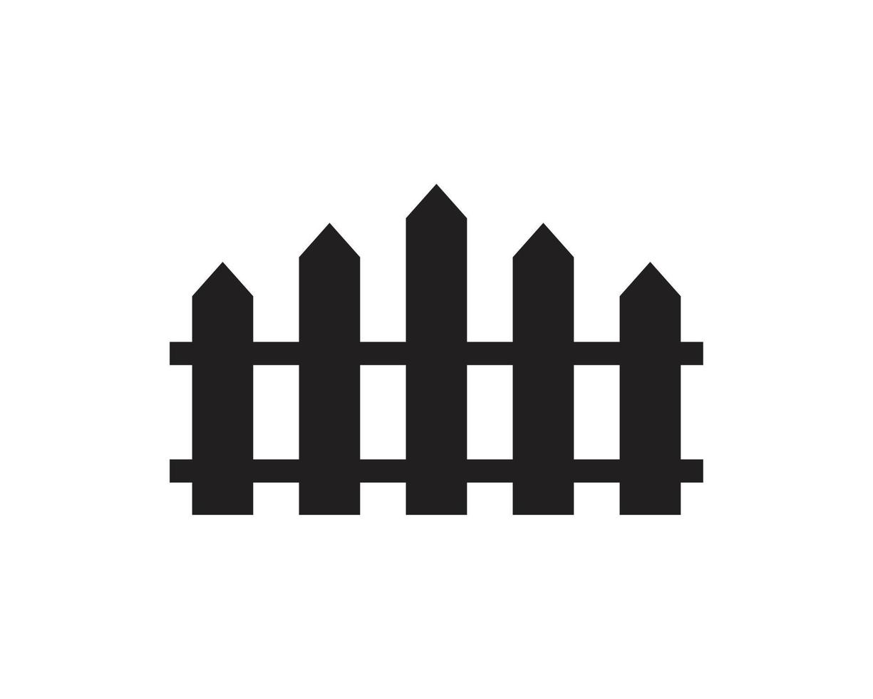 staket ikon mall svart färg redigerbar. staket ikon symbol platt vektor illustration för grafik och webbdesign.
