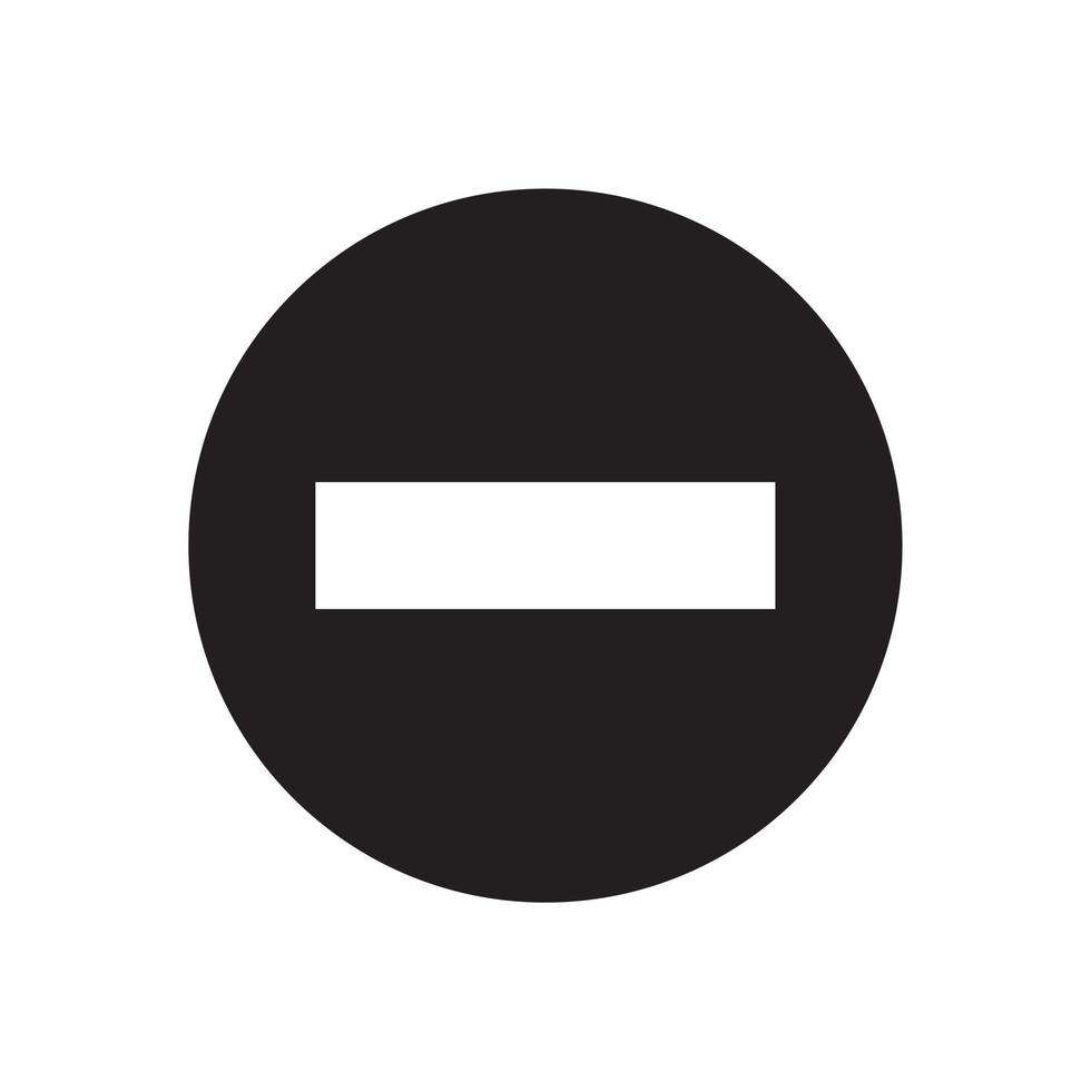 Vorlage für Verkehrsstoppsymbole in schwarzer Farbe editierbar. Verkehrsstopp-Symbol flache Vektorillustration für Grafik- und Webdesign. vektor