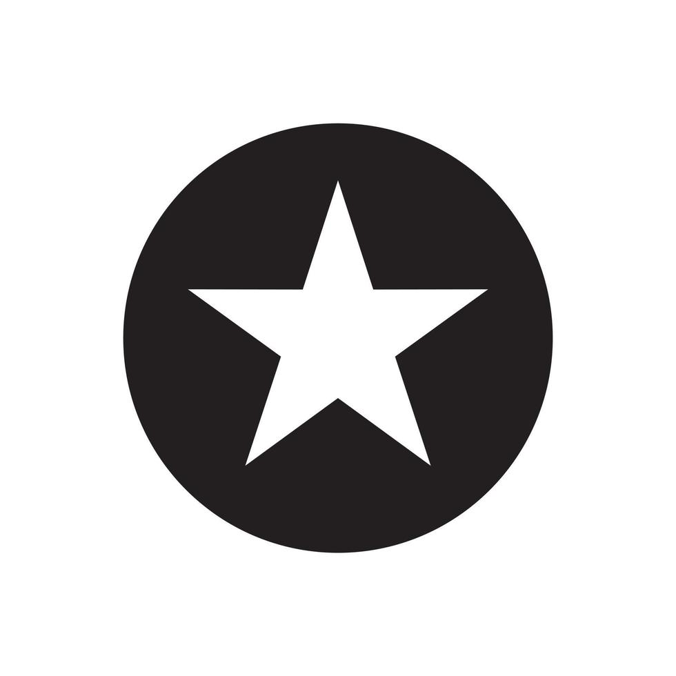stjärnor i cirkel ikon symbol platt vektor tecken isolerad på vit bakgrund. enkel logotyp vektorillustration för grafisk och webbdesign.