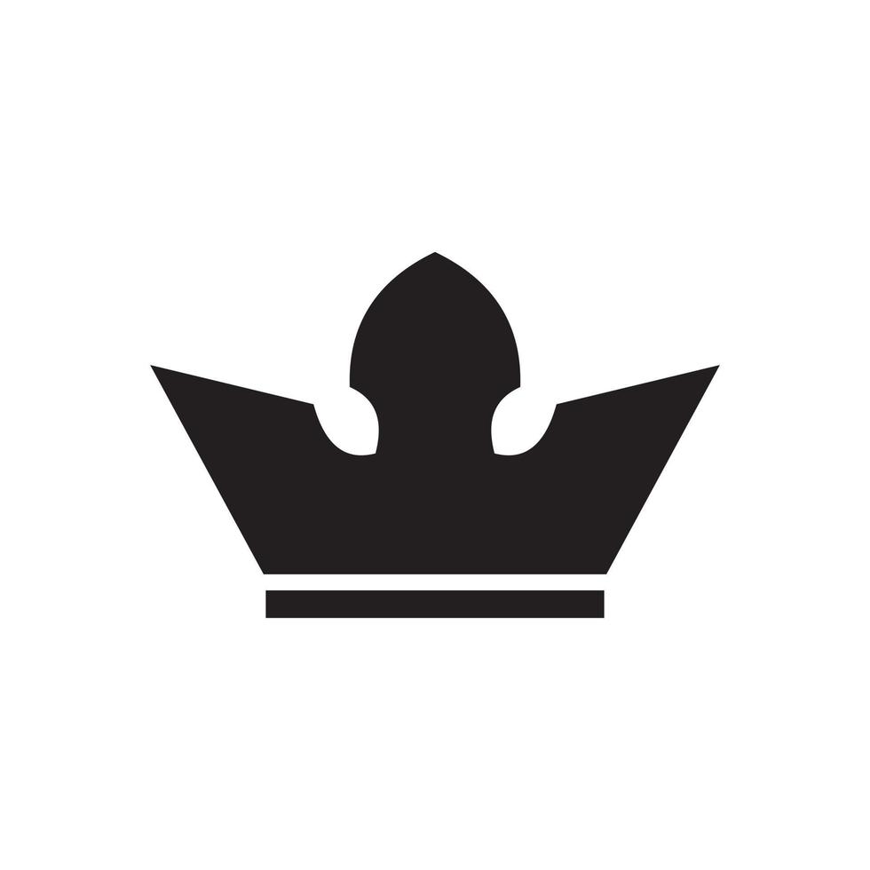 krona ikon mall svart färg redigerbar. krona ikon symbol platt vektorillustration för grafik och webbdesign. vektor