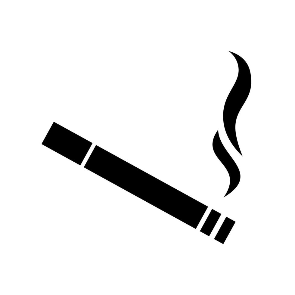 Rauchverbot Warnschild-Symbol. vektor