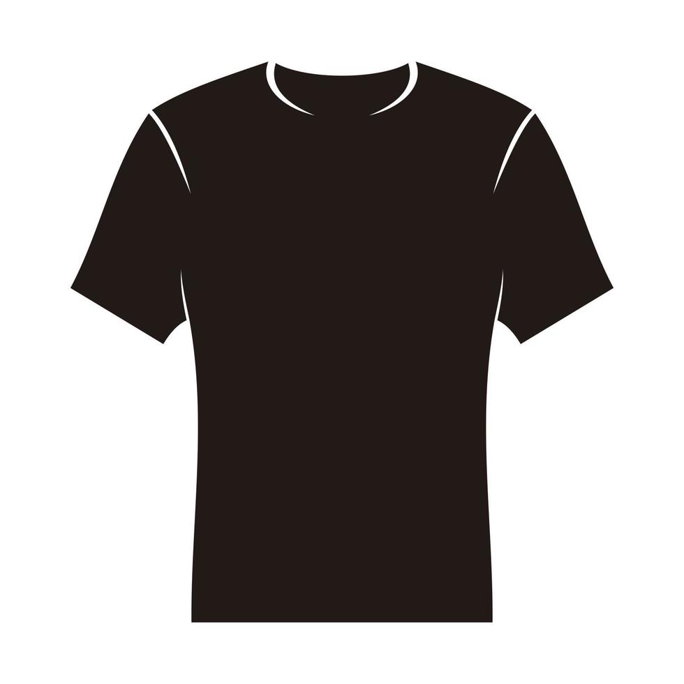 T-Shirt-Symbol vorne und hinten vektor