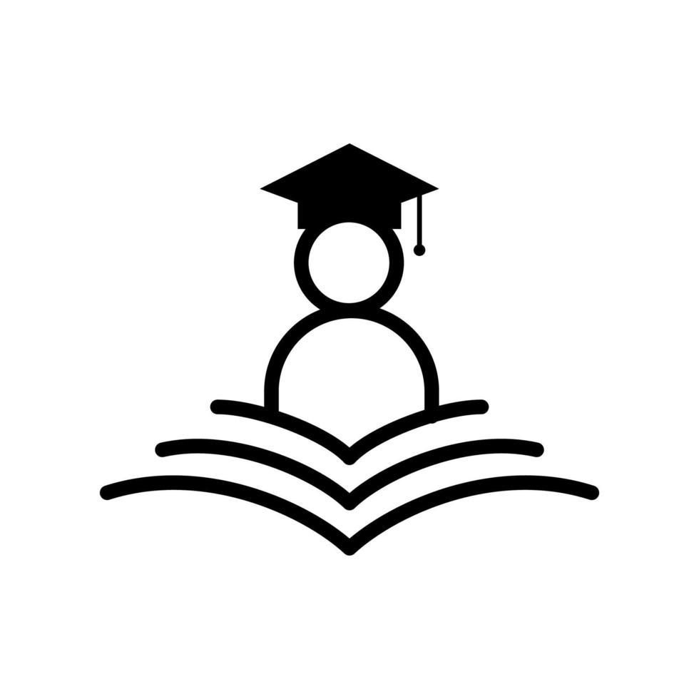 Icon-Design für Hochschulbildung vektor