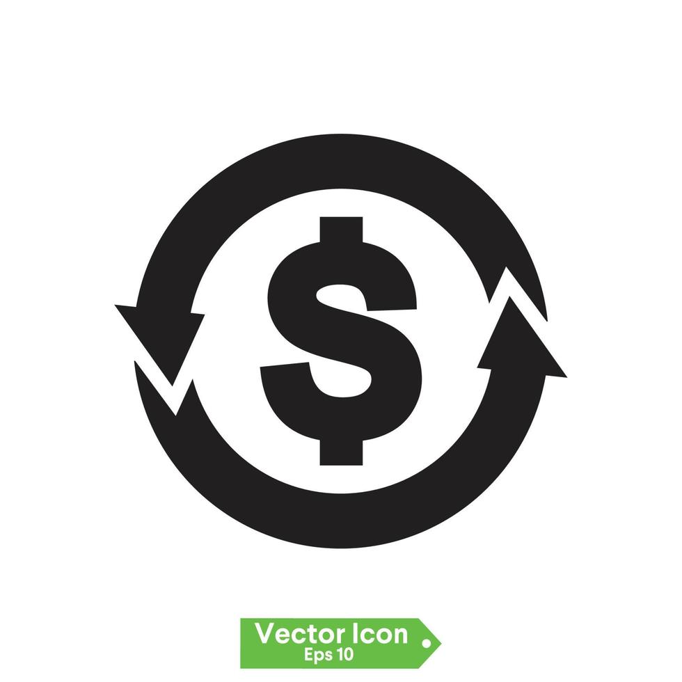 Cashback-Symbol, Geld zurückgeben, Cashback-Rabatt, dünnes Websymbol auf weißem Hintergrund - editierbare Strichvektorillustration eps10 vektor