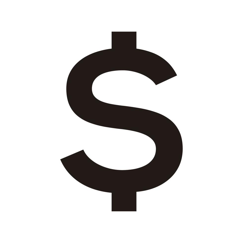 Geld-Dollar-Vektor-Symbol vektor