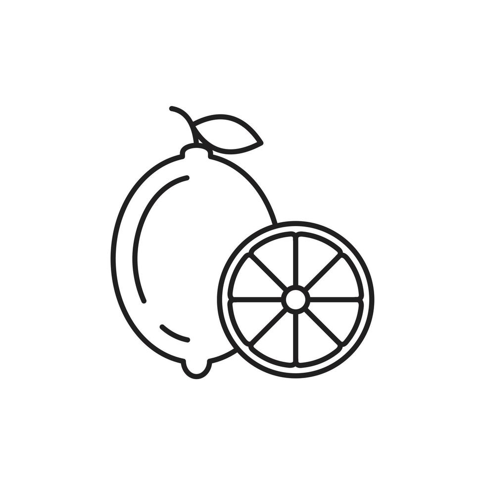 citron ikon mall svart färg redigerbar. citron ikon symbol platt vektorillustration för grafik och webbdesign. vektor