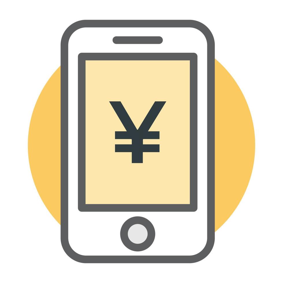 Konzepte für mobiles Geld vektor