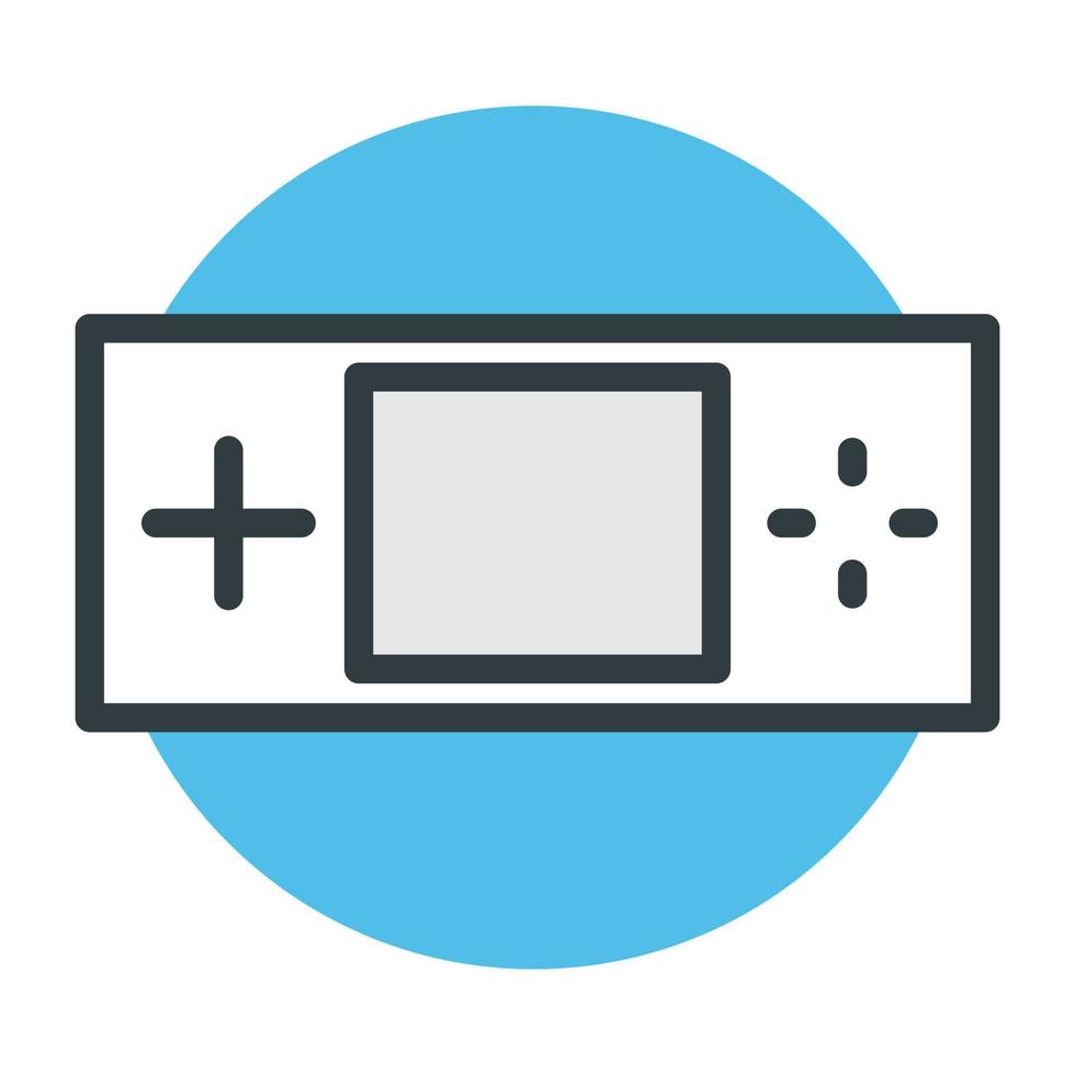 trendige Gamepad-Konzepte vektor