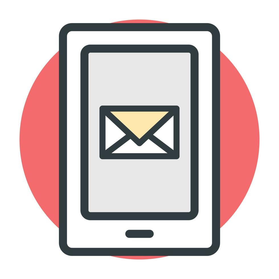 Mobile Mail-Konzepte vektor