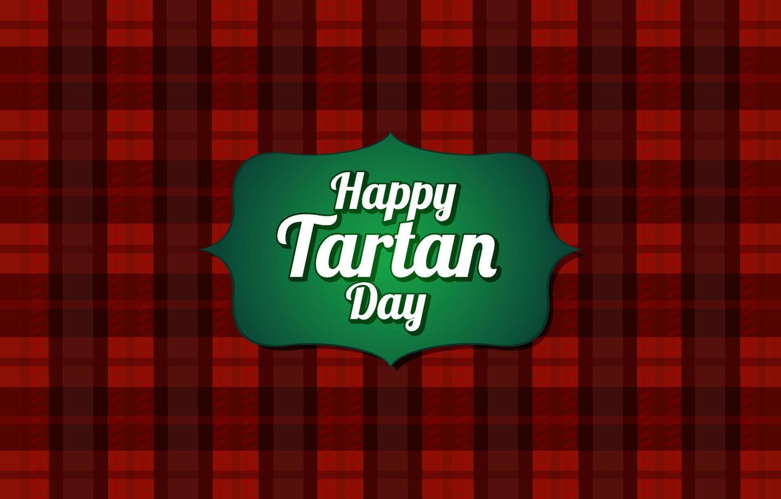 bakgrund av tartan dag vektor