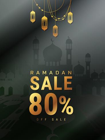 Ramadan Kareem Banner Design vektor