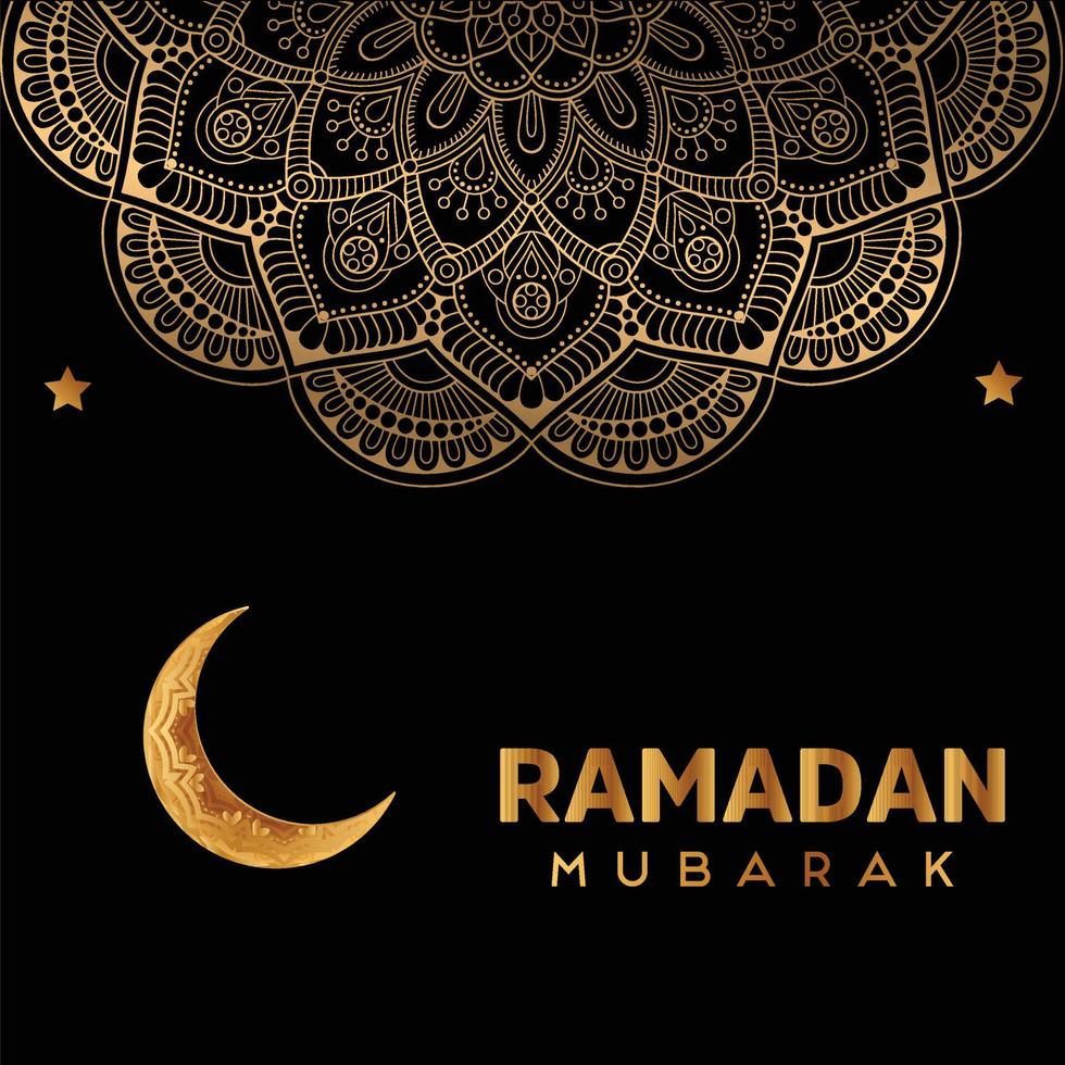 ramzan ramadan kareem mubarak postkarten heiliger monat vektor