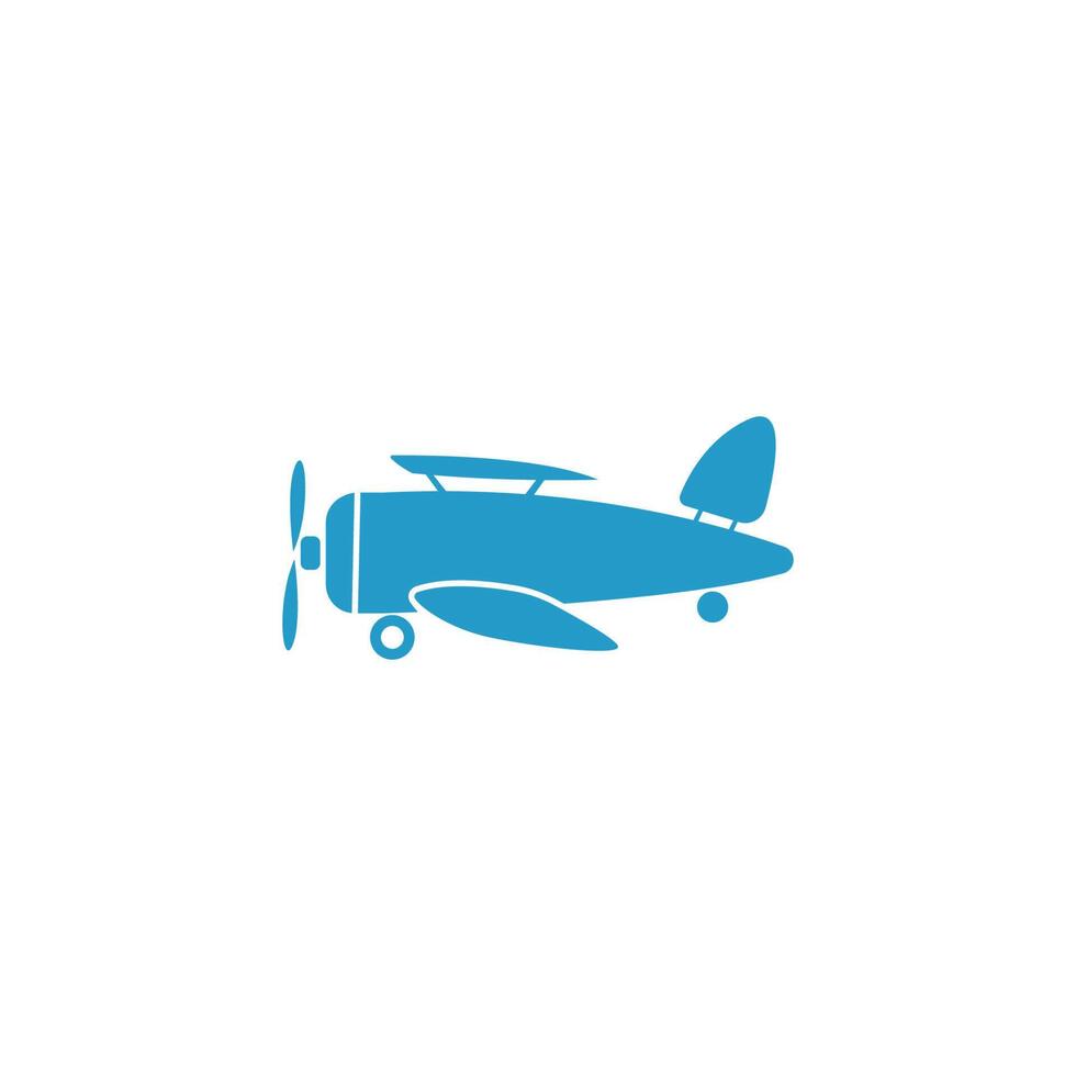 Flugzeug-Symbol-Logo-Design-Vorlage-Vektor vektor