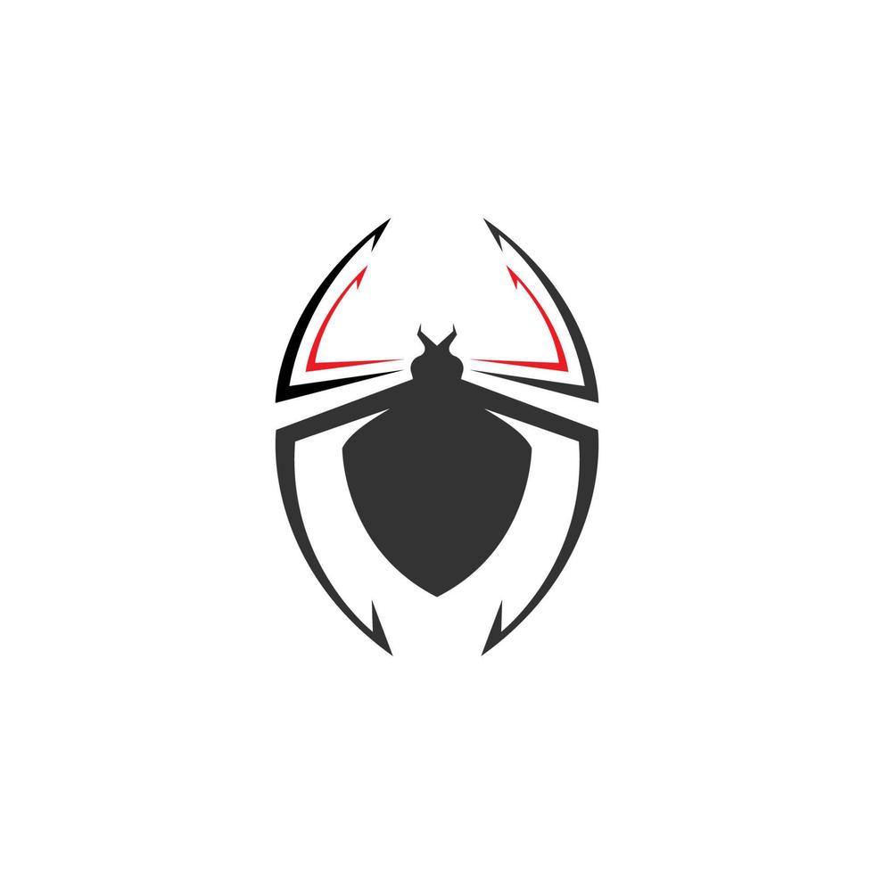 spindel logotyp ikon design koncept mall illustration vektor