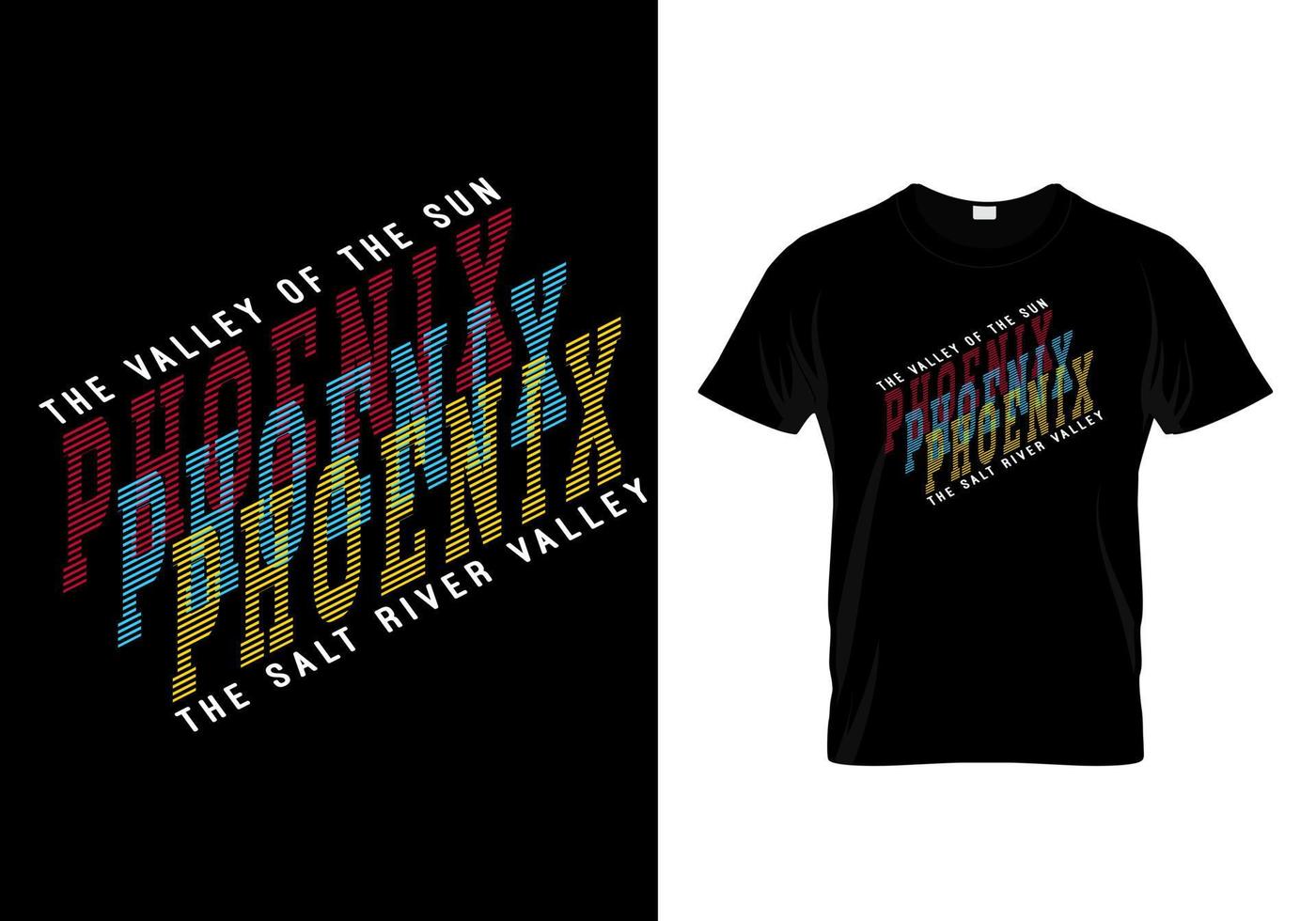 Phoenix Urban Street Wear T-Shirt-Design vektor