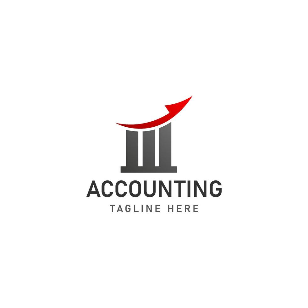 Business Accounting-Logo-Icon-Design vektor