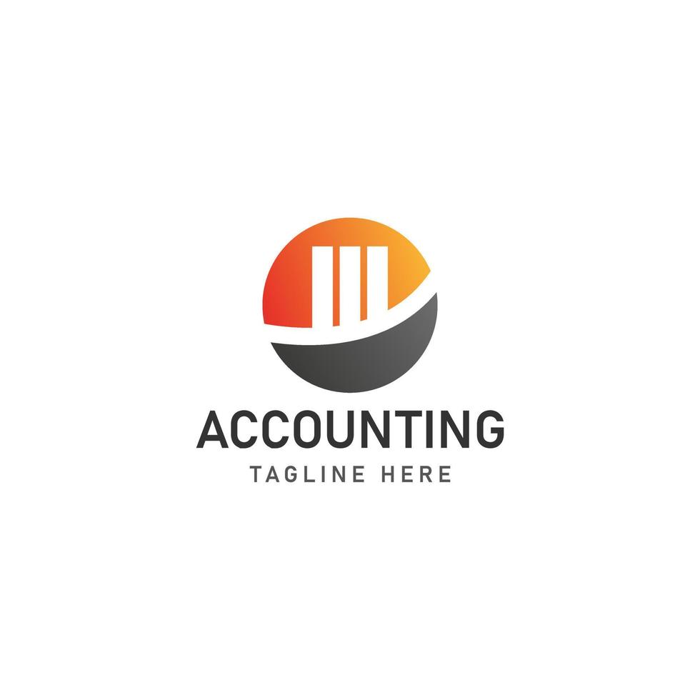 Business Accounting-Logo-Icon-Design vektor