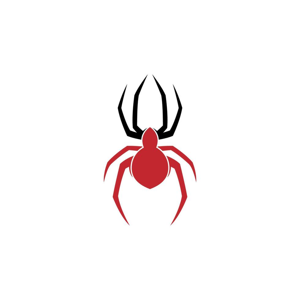 Spider-Logo-Symbol-Design-Konzept-Vorlage-Illustration vektor