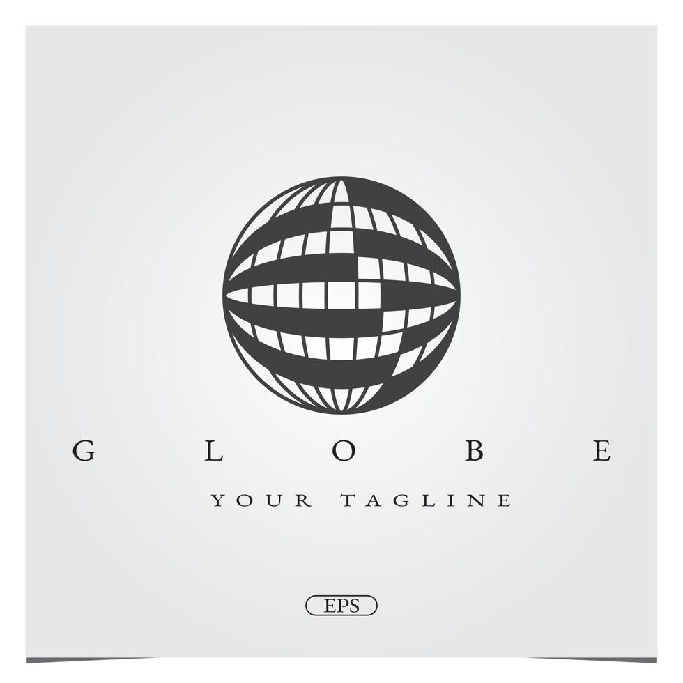 World Logo Design Logo Premium elegante Vorlage Vektor eps 10