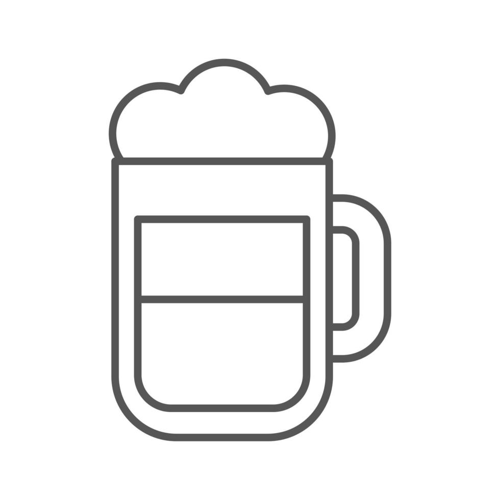 Bier-Logo-Symbol-Zeichen-Symbol-Design vektor