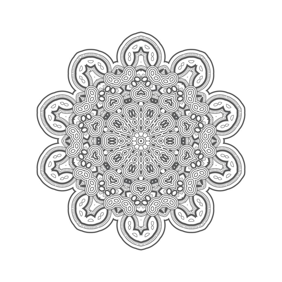 vacker mandala vektor för design