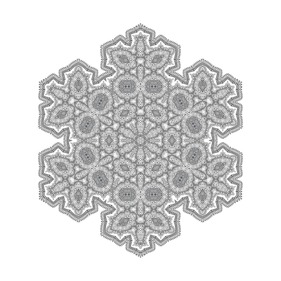 mandala vektor för vacker design