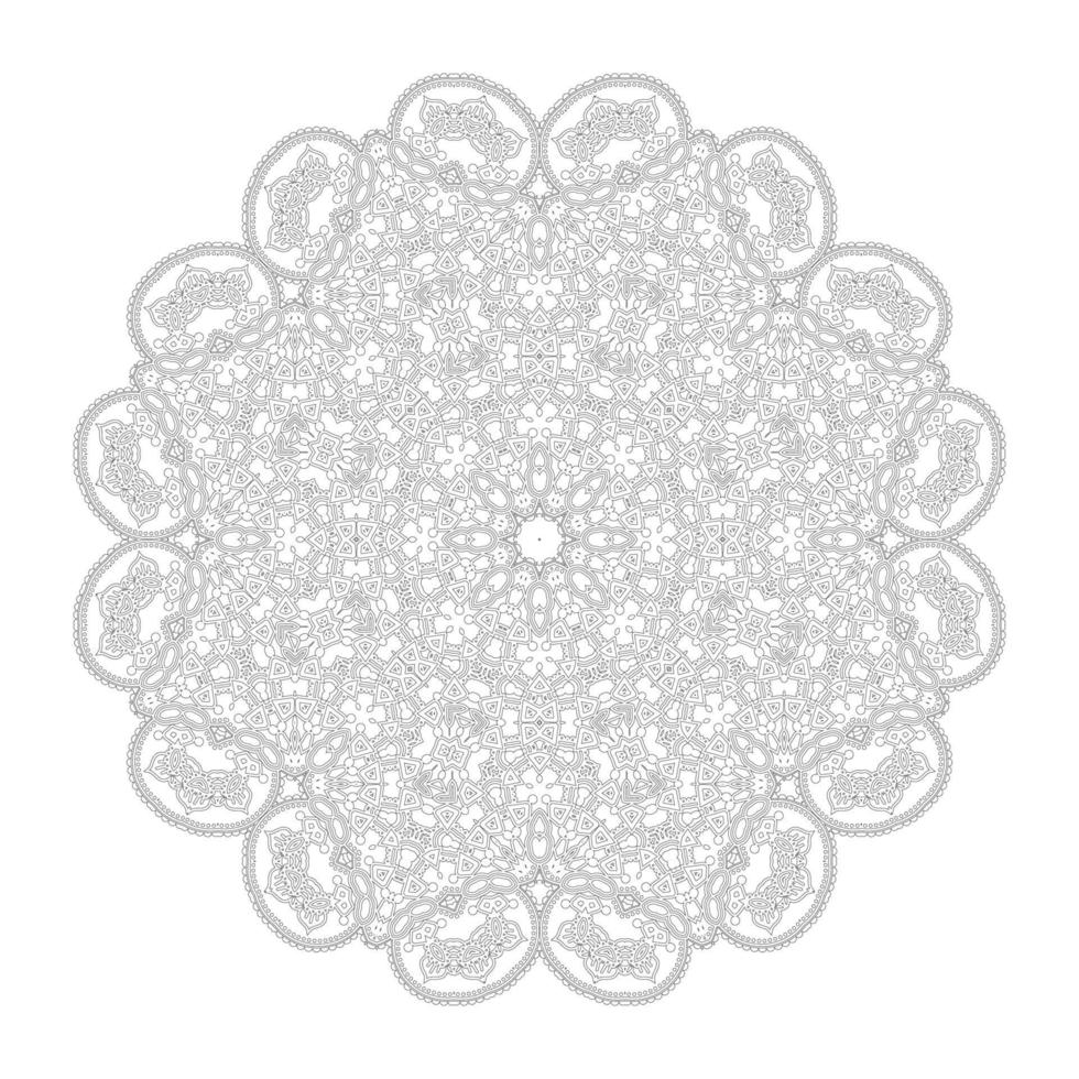 vacker mandala vektor för design