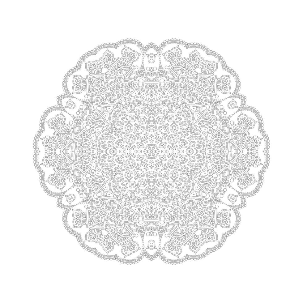 schöner Mandala-Vektor für Design vektor