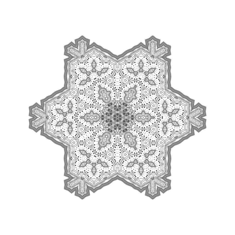 schöner Mandala-Vektor für Design vektor