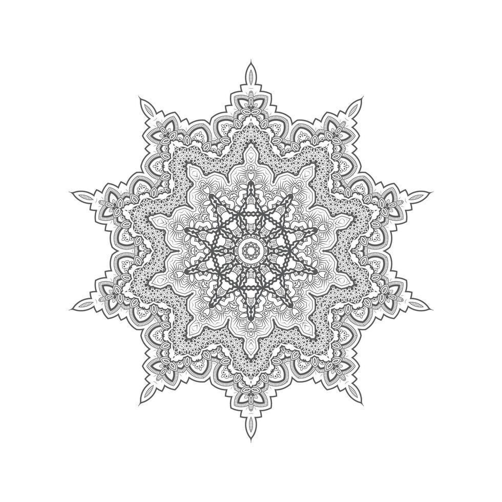 vacker mandala vektor för design