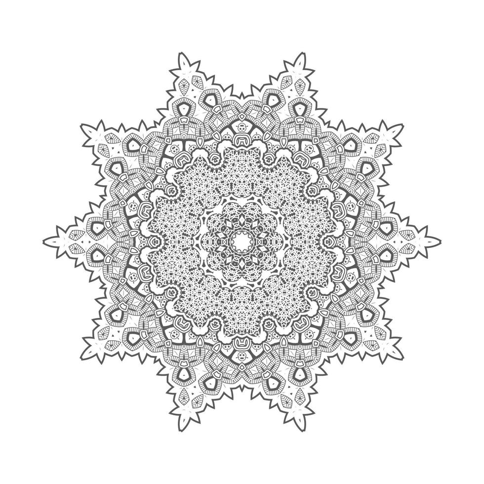 eleganter Mandala-Vektor für Design vektor