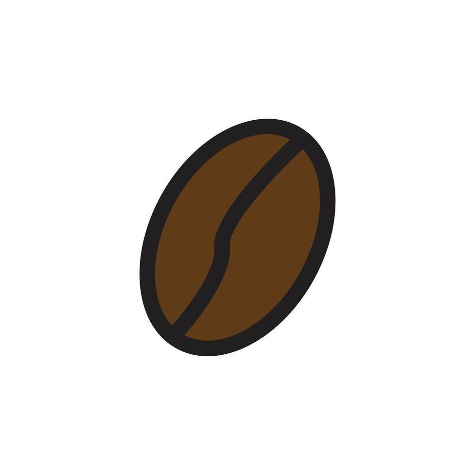 böna kaffe ikon för webbplats, presentation symbol vektor
