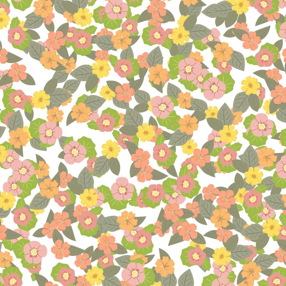 abstrakt blommönster bakgrund. vektor illustration.