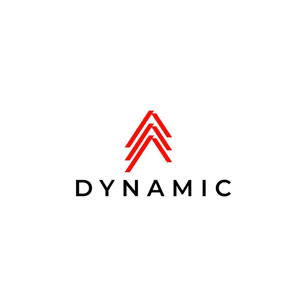 abstrakt dynamisk bokstav en teknisk logotyp vektor