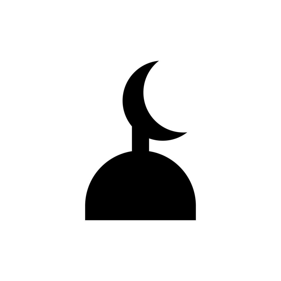 platt grafisk modern moskédesign vektor