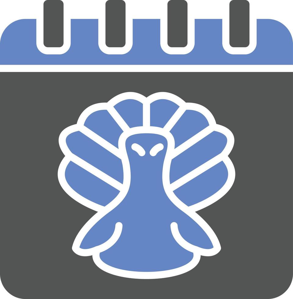 Thanksgiving-Icon-Stil vektor