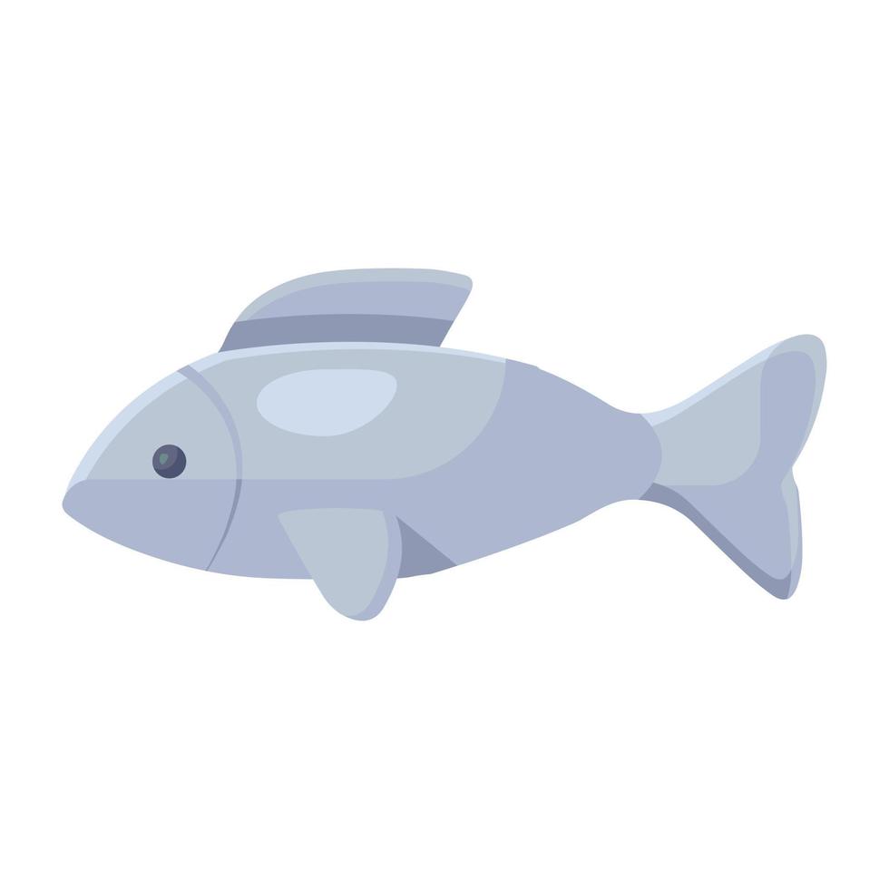 skaldjur ikon design, vektor av fisk