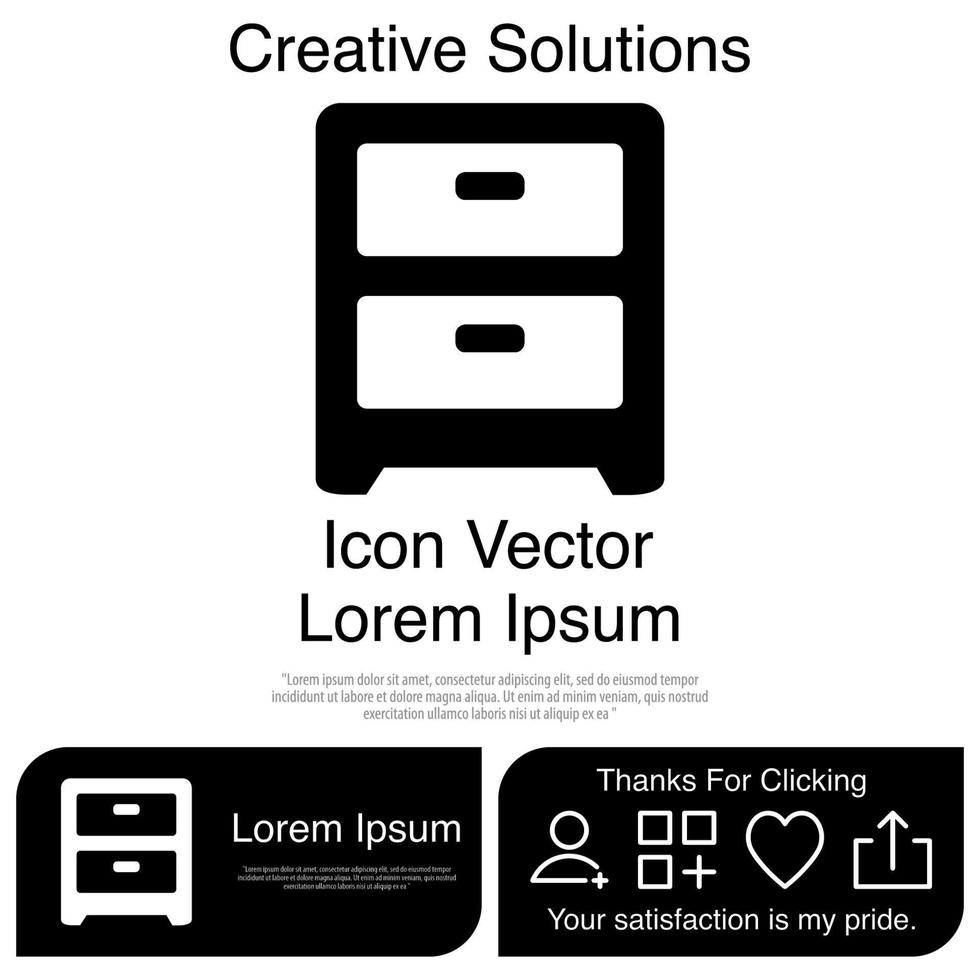 arkivskåp ikon vektor eps 10