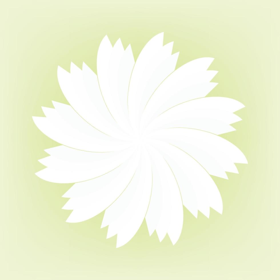 blomma blossom vit färg ikoner logotyp banner objekt abstrakt bakgrund tapetmönster vektorillustration vektor