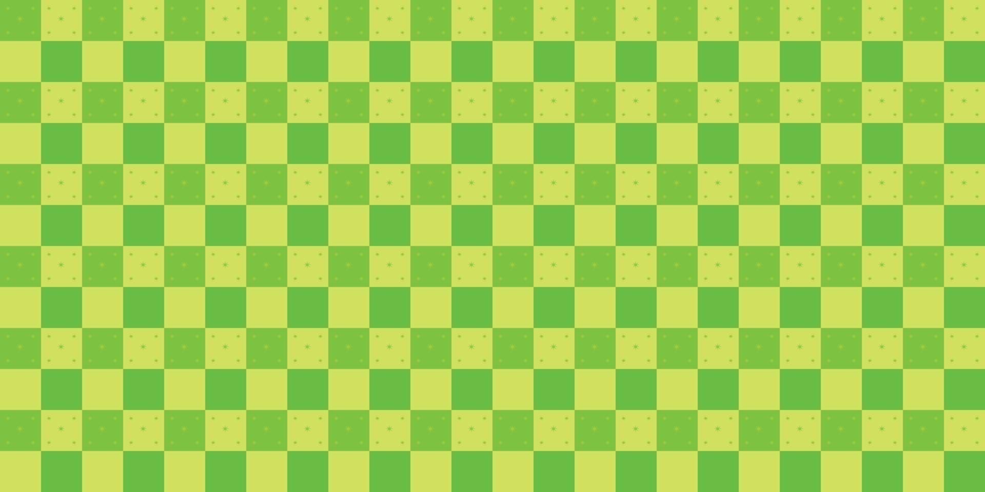 rutigt tyg textil tyg gingham bordduk härlig grön färg abstrakt bakgrund textur fyrkantig tapet dekoration mönster sömlös vektorillustration vektor