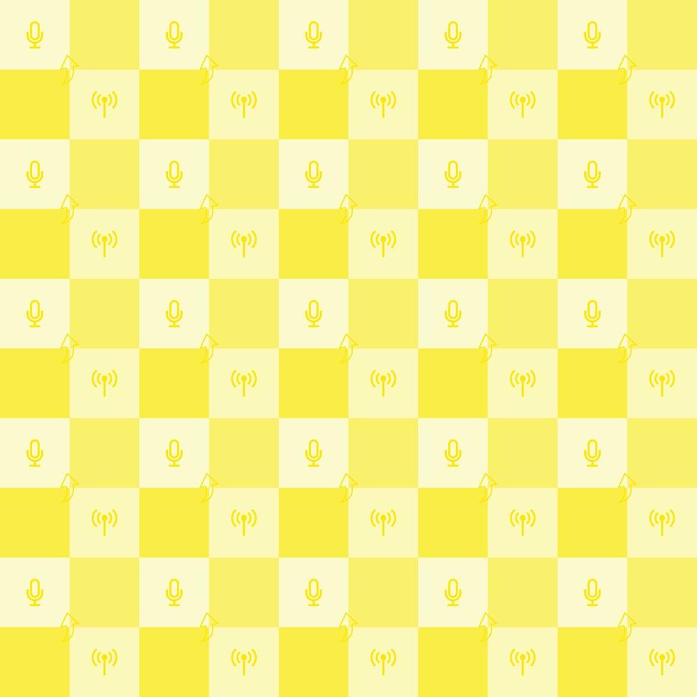 rutigt tyg textil prickiga baby barn gul färg modeikoner prydnad mönster sömlös abstrakt bakgrund tapet textur konst retro vektorillustration eps 10082021 vektor