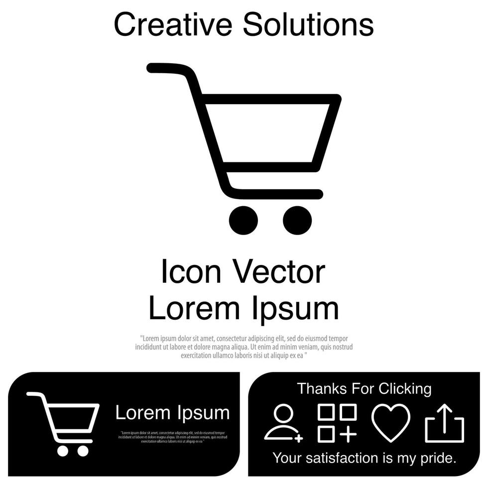 Trolley-Icon-Vektor eps 10 vektor