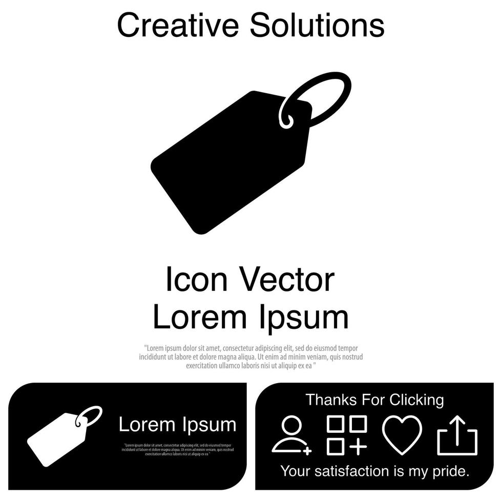 Preisschild-Icon-Vektor eps 10 vektor