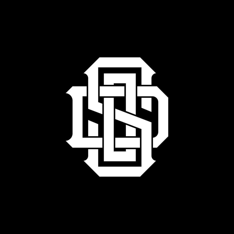 Monogramm-Brief-Logo-Vorlage vektor