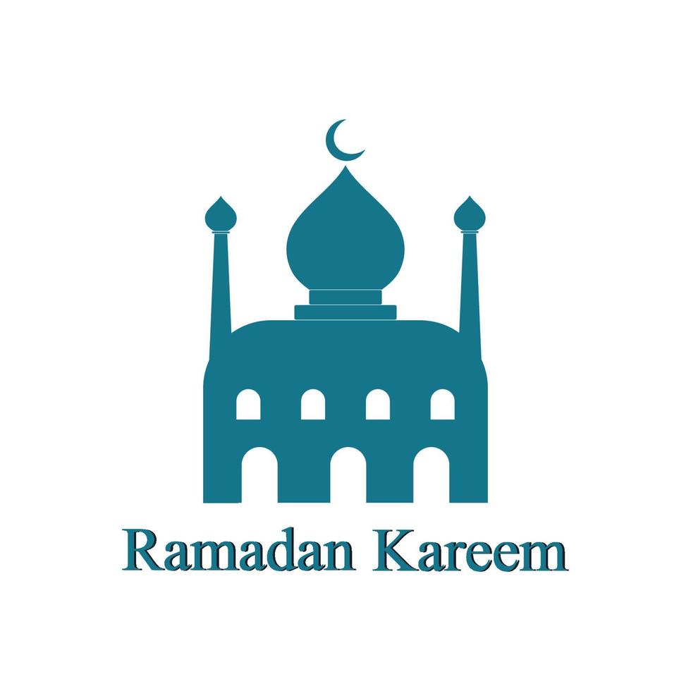 ramadhan logotyp bakgrund ikon vektorillustration vektor